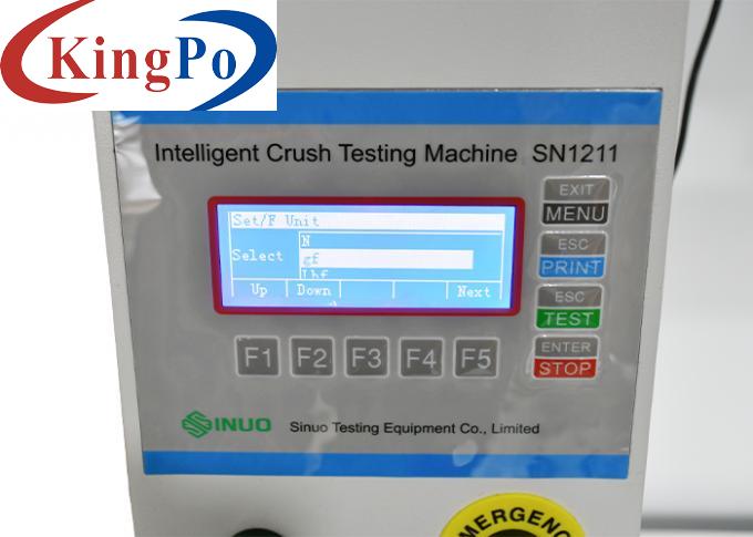 IEC 60950-1 Intelligent Crush Testing Equipment For Compressive Endurance Test