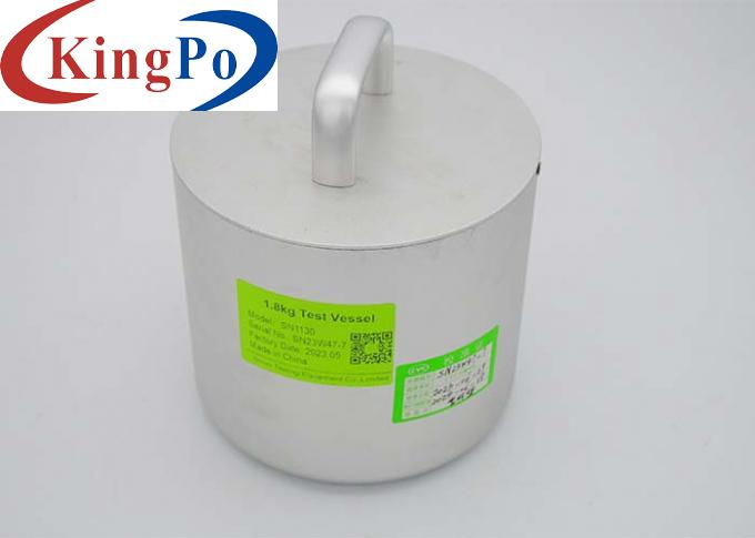 IEC 60335-2-6 Clause 21.102 Mass 1.8kg Test Vessel Aluminium With Diameter 120mm