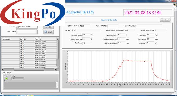 IEC60335-2-21 2.5Mpa Constant Pressure Water Supply Test Apparatus