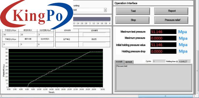 42Mpa Hydraulic Pressure Test Equipment With Advantech Computer Labview Software