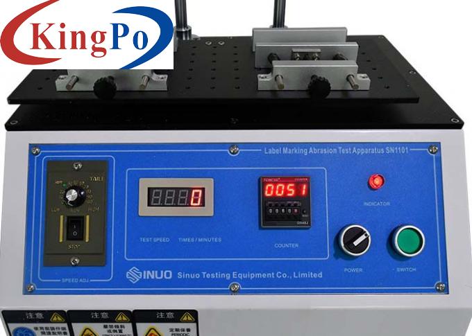 IEC 62196-1 2022 Label Marking Abrasion Test Apparatus Verify The Durability Of Marking