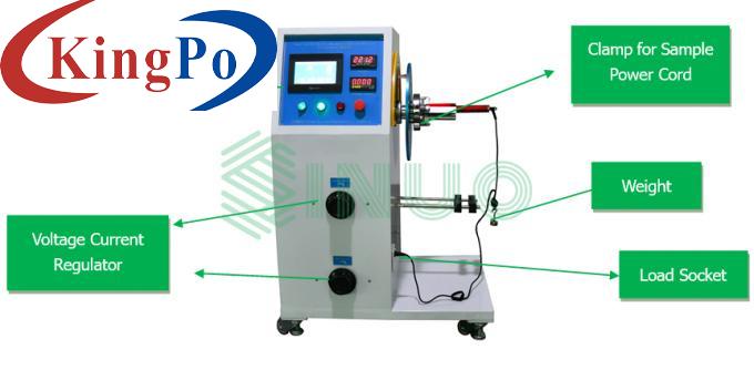 IEC60335 Household Appliances Cable Flexing And Swivel Connection Rotation Test Equipment