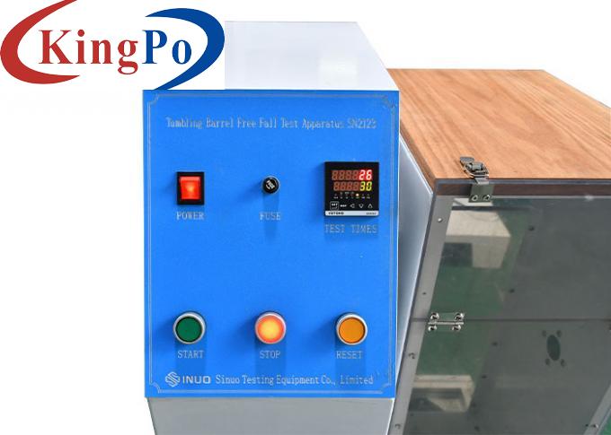 IEC 60884-1: 2022 Tumbling Barrel Free Fall Test Apparatus For Drop Resistance Testing