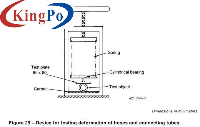 IEC 60312-1 Connecting And Hose Tubes Of Vacuum Cleaners Testing Equipment