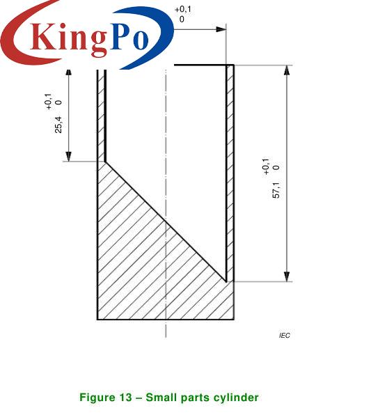 Calibration Certificate Stainless Steel Cylinder For Small Objects IEC 60335-1 2016 Clause 22.12