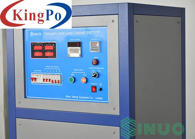 IEC 60884-2-5 Tungsten Lamp Load Cabinet For Electrical Accessories Test