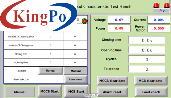 IEC60898-1 Circuit Breaker Mechanical And Electrical Life Testing Machine