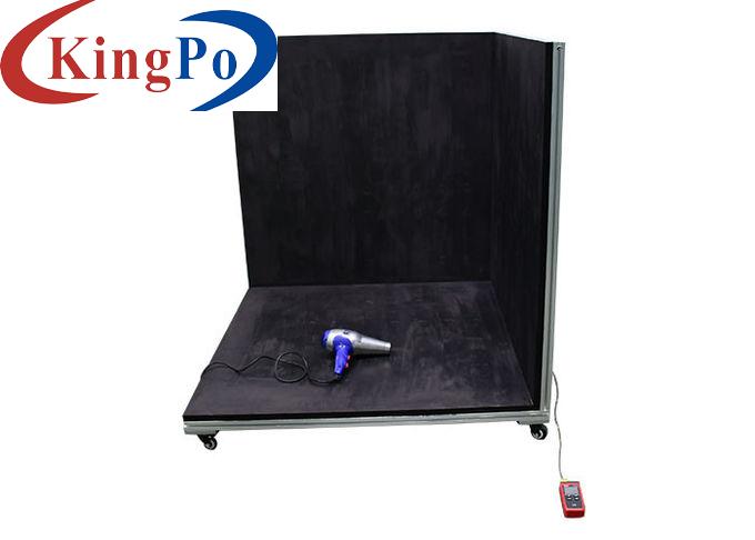 IEC 60335-1 Matt Black Painted Plywood Temperature Rise Test Corner