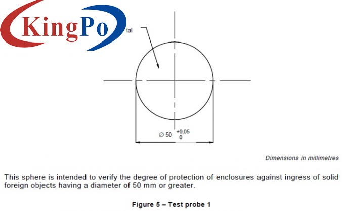 IEC 60950-1 Clause 4.2.5 Enclosures Against Ingress Test Probe 1 Figure 5 Ф50mm