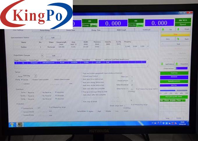 Universal Tensile Strength Test Machine Can Be Measurable Deformation 50KN IEC 62196-1