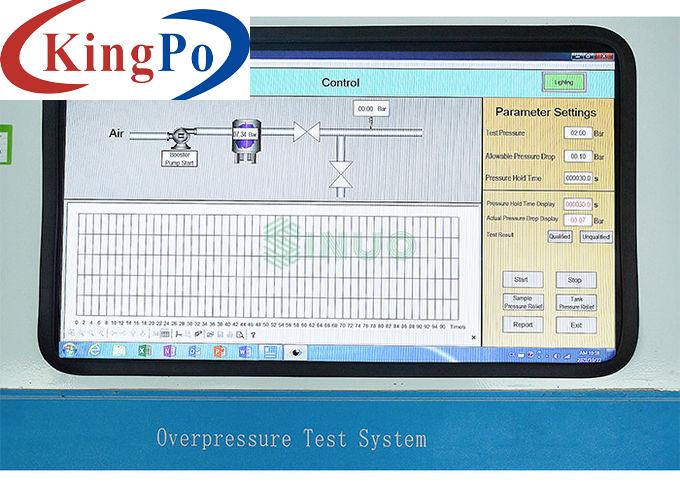 IEC 62196 Over - Pressure Test System For Electric Vehicle Accessories