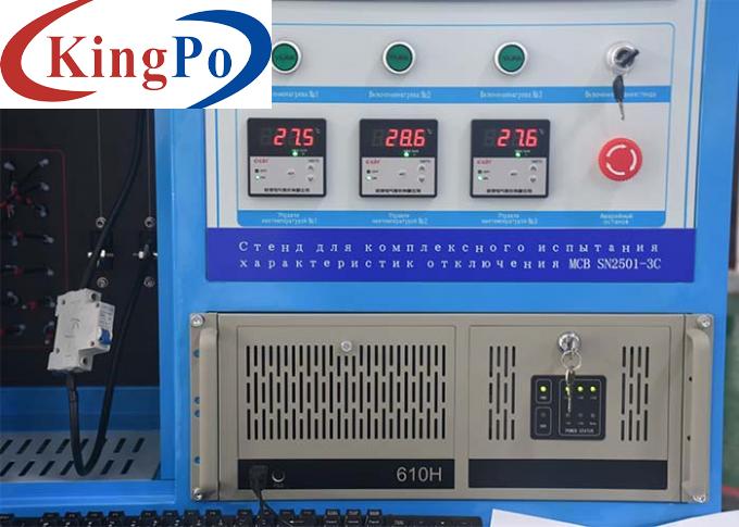 Circuit Breaker Tripping Characteristics Comprehensive Testing Machine 3 Stations IEC60898-1