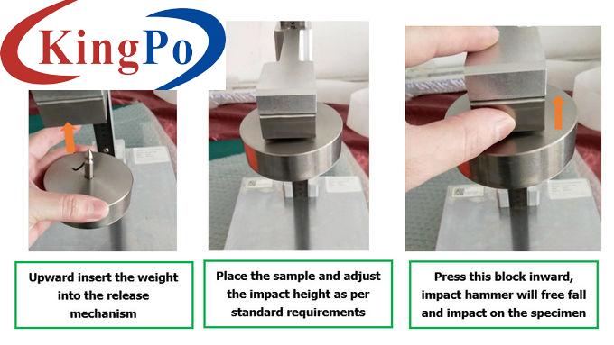 Impact Strength Test Apparatus With 500mm Drop Height 1KG EN 71-1-1998 Clause 8.7