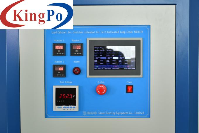 Touch Screen Switch Load Cabinet For Self Ballasted Lamp Loads IEC60669-1