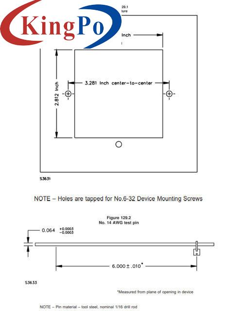 Terminal Abuse Test Apparatus UL498 Figure 129.1~129.2