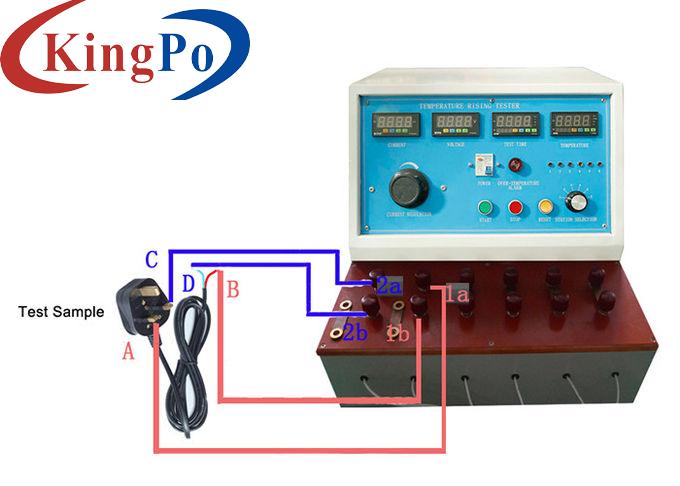 12V Switch Life Tester IEC 60884-1 Figure 44 Plug Pins Temperature Rise Test Apparatus 6 Stations