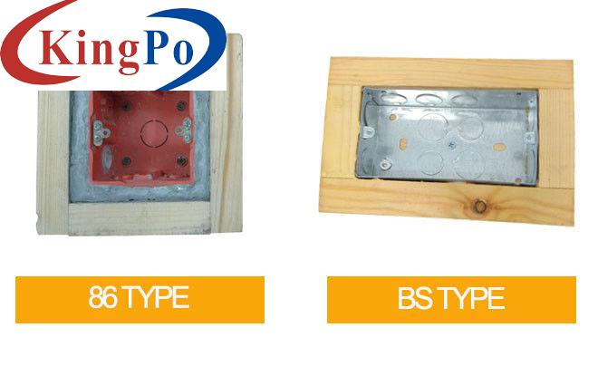 Temperature Rise Test Accessories Flush-Mounted Box With Pinewood Block IEC 60884-1 Clause19