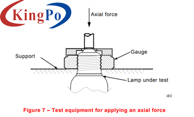 Axial Force Of Edson Caps Test Equipment IEC 62560 Luminaries Test Equipment