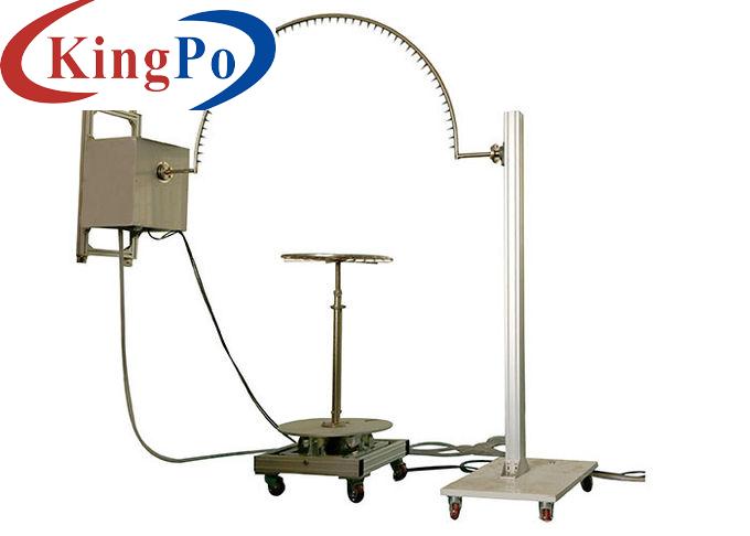 Wall - Mounted Water Ingress Testing Equipment IPX1 To IPX4 Vertical Drip And Oscillating Tube