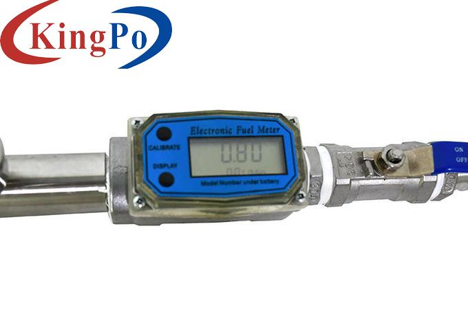 IEC 60529 IPX5 Spray Nozzle With Digital Flow Meter Ф6.3mm 12.5L/Min