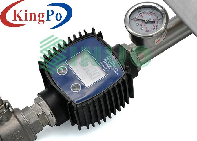 IEC 60529 Hand Held IPX3 And IPX4 Spray Nozzle With Digital Flowmeter