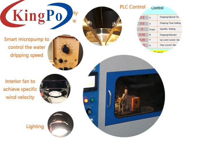 IEC 60112 Proof and Comparative Tracking Indices Testing Equipment PLC Control Tracking Test Chamber