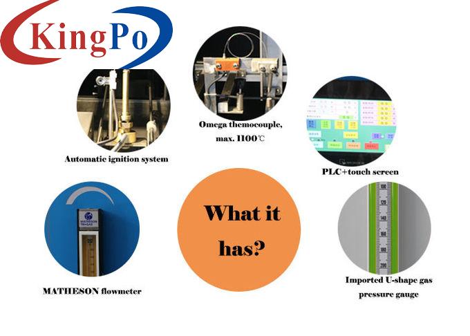 UL 1581 Flammability Test Chamber For Electrical Cables Wires 225W 500W Flame VW1 FT2 4m³