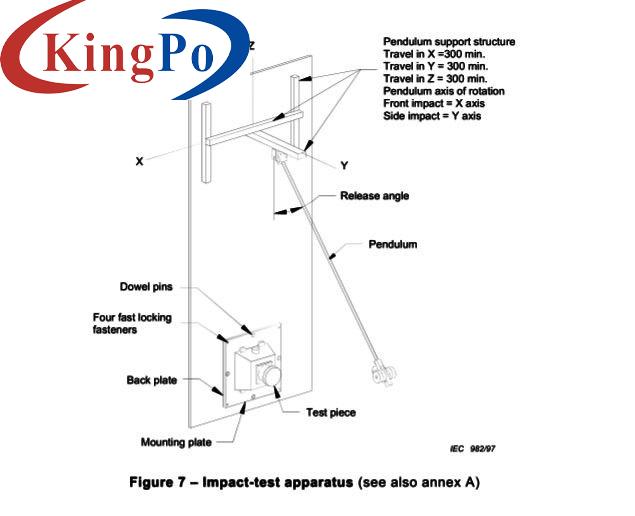 Electric Car Accessories Mechanical Strength 1～6J Energy Pendulum Impact test Apparatus