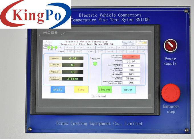 IEC 62196-1 Vehicle Connectors 400A Temperature Rise Testing Equipment